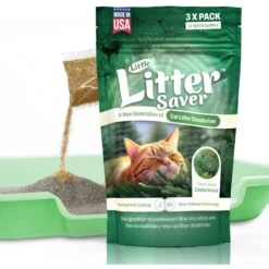 Little Litter Savers Natural Fresh Scent Cedarwood Cat Litter Deodorizer, 1-oz Bag, 3 Count