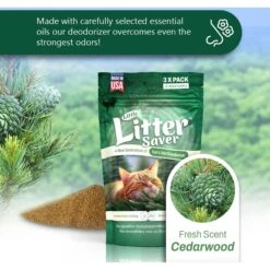 Little Litter Savers Natural Fresh Scent Cedarwood Cat Litter Deodorizer, 1-oz Bag, 3 Count 11 Little Litter Savers Natural Fresh Scent Cedarwood Cat Litter Deodorizer, 1-oz Bag, 3 Count -Cat Pet Supplies 931262 PT2. AC SS1800 V1691171737