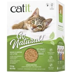 Catit Natural Wood Clumping Cat Litter