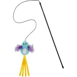 Frisco Fabric Teaser Wand Cat Toy & Frisco Bird With Feathers Teaser Wand Cat Toy With Catnip -Cat Pet Supplies 962094 PT5. AC SS1800 V1694782976