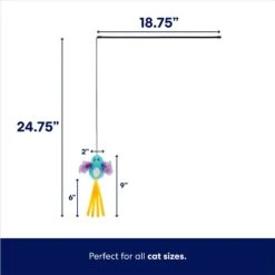 Frisco Fabric Teaser Wand Cat Toy & Frisco Bird With Feathers Teaser Wand Cat Toy With Catnip -Cat Pet Supplies 962094 PT6. AC SS1800 V1694782977