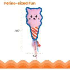 Catstages Kitt'n Candy Kicker Pink Interactive Catnip Cat Toy, Pink -Cat Pet Supplies 976198 PT4. AC SS1800 V1696615522