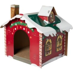Frisco Holiday Log Cabin Cardboard Cat House & Frisco Holiday Santa's Workshop Cardboard Cat House 16 Frisco Holiday Log Cabin Cardboard Cat House & Frisco Holiday Santa's Workshop Cardboard Cat House -Cat Pet Supplies 986198 PT5. AC SS1800 V1698257790