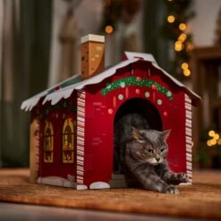 Frisco Holiday Log Cabin Cardboard Cat House & Frisco Holiday Santa's Workshop Cardboard Cat House 19 Frisco Holiday Log Cabin Cardboard Cat House & Frisco Holiday Santa's Workshop Cardboard Cat House -Cat Pet Supplies 986198 PT8. AC SS1800 V1698258405
